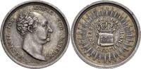 Bayern, Königreich Silberne Miniaturmedaille auf die Verfassung 1825 Max... 39.01 £  +  12.92 £ shipping