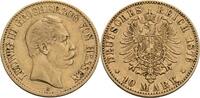 Hessen 10 Mark H, Darmstadt Ludwig III., 1848-1877 -