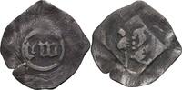 Bayern-München Vierschlag-Pfennig Ernst, 1397-1438 und Wihlem III., 1397-1435 -