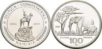 Namibia 100 Rand, Probe für 75 Jahre Reiterdenkmal Republik -