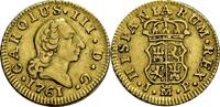 Spanien, Königreich 1/2 Escudo, Madrid Carlos III., 1759-1788 -