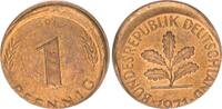 Bundesrepublik Deutschland 1 Pfennig Verprägung / Fehlprägung -