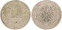 Kaiserreich Kleinmünzen 50 Pfennig Kursmünze -