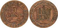 Altdeutschland Westfalen 5 Cent Hieronymus Napoleon -