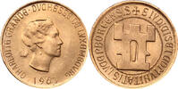 Luxemburg Medaille zu 20 Francs Charlotte 100 Jahre Stadt Luxemburg -