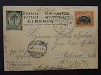 Liberia West Afrika Ansichtskarte Feldpostkarte Marineschiffspost 1904 3, Ecke Knick