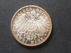 Baden 2 Mark Silberhochzeit 1906 Friedrich und Luise BU