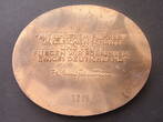 Drittes Reich Plakette NSFK Deutschlandflug 1938 Leichtmetall bronziert, Nummer 1275 EF, Patiniert