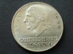 Weimaer Republik 3 Reichsmark Lessing -