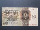 Weimaer Republik 50 Reichsmark 1924 IV 17.34 £  +  5.20 £ shipping