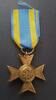 Preussen Verdienstkreuz in Gold Feuervergoldete Bronze mit goldenen Medaillons -