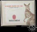 AUSTRALIA 2013 50 CENTS + STAMP - Kangaroo and Map - Proof
