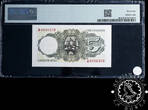 SPAIN 1951 5 PESETAS - Balmes - Pick #140a - Serial R - PMG 64