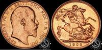 UNITED KINGDOM SOVEREIGN 1907 - Edward VII - London - NGC AU Details