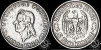 Germany 5 MARK 1934 5 MARK – Friedrich Schiller – Stuttgart XF 173.39 £  +  13.44 £ shipping