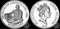 Cook Islands 50 DOLLARS 1991 50 DOLLARS – James Cook Proof 43.35 £  +  13.44 £ shipping