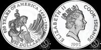 Cook Islands 50 DOLLARS 1992 50 DOLLARS – Coronado Proof 43.35 £  +  13.44 £ shipping