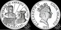Cook Islands 50 DOLLARS 1993 50 DOLLARS – William Penn Proof 43.35 £  +  13.44 £ shipping