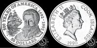 Cook Islands 50 DOLLARS 1990 50 DOLLARS – Francis Drake Proof 43.35 £  +  13.44 £ shipping