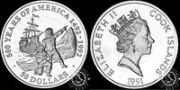 Cook Islands 50 DOLLARS 1991 50 DOLLARS – Mayflower and the Pilgrims Pro... 43.35 £  +  13.44 £ shipping