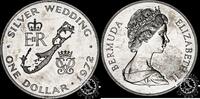 Bermuda 1 DOLLAR 1972 1 DOLLAR – Queen Elizabeth Silver Wedding Proof 34.68 £  +  13.44 £ shipping