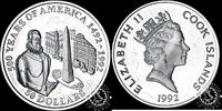 Cook Islands 50 DOLLARS 1992 50 DOLLARS – Pedro de Mendoza Proof 43.35 £  +  13.44 £ shipping