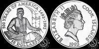 Cook Islands 50 DOLLARS 1993 50 DOLLARS – Juan de la Cosa Proof 43.35 £  +  13.44 £ shipping