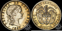 Colombia 10 CENTAVOS 1897 10 CENTAVOS - COLOMBIA - Bruselas - EBC / AU 26.01 £  +  13.44 £ shipping
