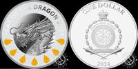 Niue 1 DOLLAR 2023 2023 – 1 DOLLAR PROOF – Year of the Dragon Proof 59.78 £  +  13.44 £ shipping
