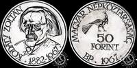 Hungary 50 FORINT – Zoltán Kodály 50 FORINT 1967 UNC