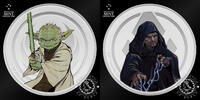 Niue SILVER MEDAL 2025 – 1 Silver Ounce – STAR WARS – Yoda vs. Palpatine... 98.83 £  +  13.44 £ shipping