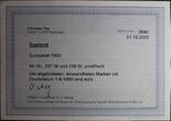 Saarland 297 Br und 298 Br postfrisch Eckrand Druckdatum, Befund Ney BPP MiNr. 297 Br und 298 Br postfrisch Eckrand Druckdatum,