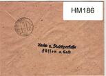 BRD 161 auf Brief als Mehrfachfrankatur portogerecht