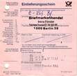 Berlin 794 RE 5 + 4 LF auf Brief als Mischfrankatur überfrankiert