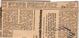 Böhmen und Mähren 121 auf Zeitungsausschnitt