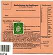 Berlin 186 u.a. auf Postkarte Paketkarte