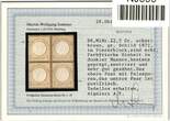 Deutsches Reich 22 mit Falz unteres Paar **, Befund Sommer BPP MiNr. 22 mit Falz unteres Paar **, Befund Sommer BPP