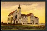 AK Neuss Rhld. Kamillianer Kloster, belg. Militärpost 1921 gebraucht -
