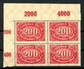 Deutsches Reich 4er Block Eckranf ol Deutsches Reich 4er Block Eckranf ol 248 c postfrisch geprüft MiNr. 248 c postfrisch geprüft -