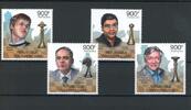 Zentralafr. Rep. Zentralafr. Rep. 3752-3755 postfrisch Schach MiNr. 3752-3755 postfrisch Schach -
