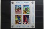 Jugoslawien Jugoslawien Block 39 mit 2447-2450 postfrisch MiNr. Block 39 mit 2447-2450 postfrisch -