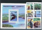 Tansania Tansania 854-860, Block 146 postfrisch Dinosaurier MiNr. 854-860, Block 146 postfrisch Dinosaurier -