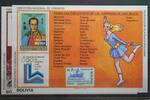 Bolivien Bolivien Block 102-103 mit 843, 885, 956 postfrisch MiNr. Block 102-103 mit 843, 885, 956 postfrisch -