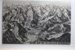 AK Blick auf die Allgäuer-Bergwelt Panoramakarte Nr. 32 ungebraucht -
