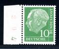 Bund Dauerserie/ DS Heuss I Bund Dauerserie/ DS Heuss I 183 y w DZ 4 postfrisch geprüft MiNr. 183 y w DZ 4 postfrisch geprüft -