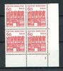 Berlin 4er Block Berlin 4er Block 247 postfrisch FN/ Formnummer 1 MiNr. 247 postfrisch FN/ Formnummer 1 -