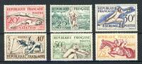 Frankreich Frankreich 978-83 postfrisch Sport MiNr. 978-83 postfrisch Sport -