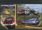 Zentralafr. Rep. Klb Zentralafr. Rep. Klb 5865-5868, Block 1395 postfrisch Eisenbahn MiNr. 5865-5868, Block 1395 postfrisch Eisenbahn -