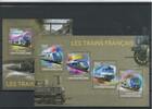 Zentralafr. Rep. Klb Zentralafr. Rep. Klb 4755-4758, Block 1255 postfrisch Eisenbahn MiNr. 4755-4758, Block 1255 postfrisch Eisenbahn -