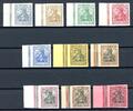 Deutsches Reich Deutsches Reich 68-77 U mit Falz MiNr. 68-77 U mit Falz -